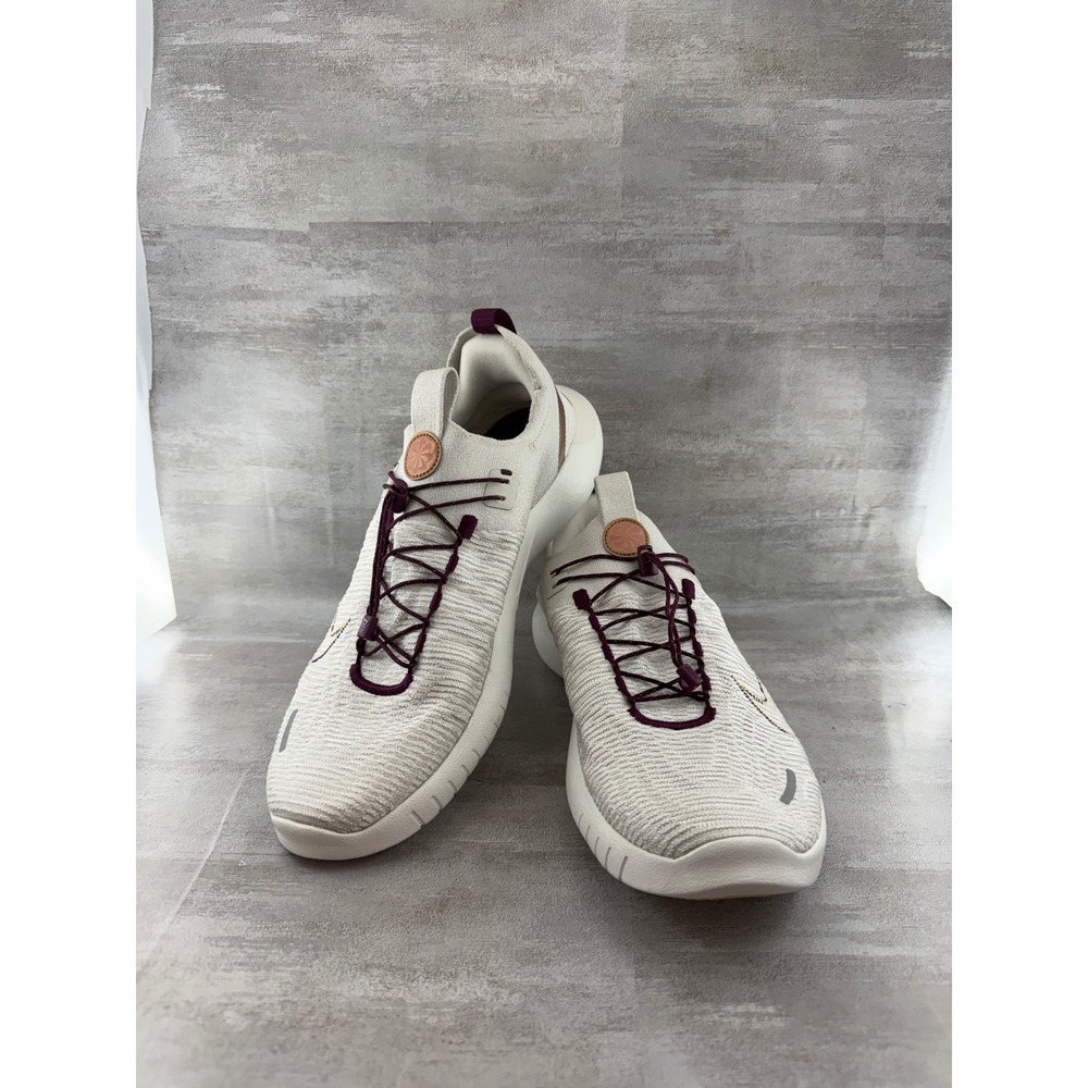 Nike Free RN NN Light Bone Burgundy Running Shoes HF0795-101 Men Sz 12
